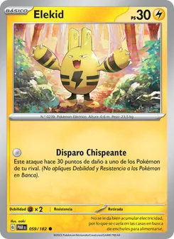 Carta Elekid de la expansión Brecha Paradójica, número 059/182