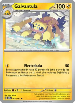 Carta Galvantula de la expansión Brecha Paradójica, número 065/182