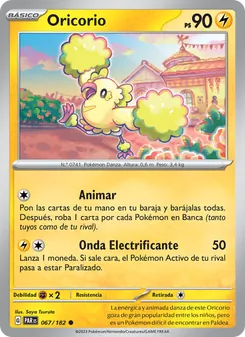 Carta Oricorio de la expansión Brecha Paradójica, número 067/182
