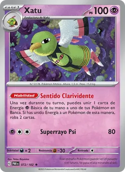 Carta Xatu de la expansión Brecha Paradójica, número 072/182