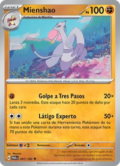 Carta Mienshao de la expansión Brecha Paradójica, número 097/182