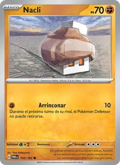 Carta Nacli de la expansión Brecha Paradójica, número 102/182