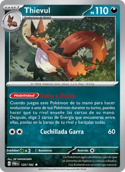 Carta Thievul de la expansión Brecha Paradójica, número 120/182