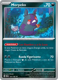 Carta Morpeko de la expansión Brecha Paradójica, número 121/182