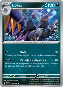Carta Lokix de la expansión Brecha Paradójica, número 122/182