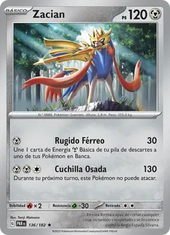 Carta Zacian de la expansión Brecha Paradójica, número 136/182