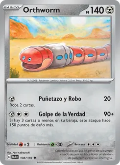 Carta Orthworm de la expansión Brecha Paradójica, número 138/182