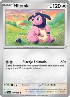 Carta Miltank de la expansión Brecha Paradójica, número 147/182