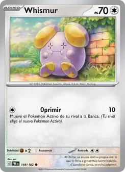 Carta Whismur de la expansión Brecha Paradójica, número 148/182