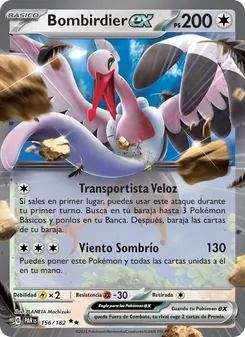 Carta Bombirdier ex de la expansión Brecha Paradójica, número 156/182