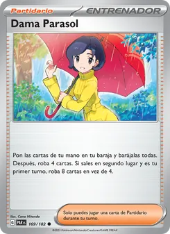 Carta Dama Parasol de la expansión Brecha Paradójica, número 169/182