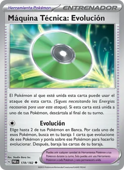 Carta Máquina Técnica: Evolución de la expansión Brecha Paradójica, número 178/182