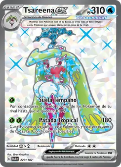 Carta Tsareena ex de la expansión Brecha Paradójica, número 220/182