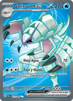 Carta Golisopod ex de la expansión Brecha Paradójica, número 221/182