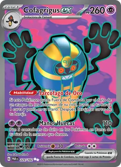 Carta Cofagrigus ex de la expansión Brecha Paradójica, número 224/182