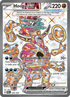 Carta Hoopa ex de la expansión Brecha Paradójica, número 226/182