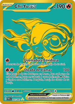 Carta Chi-Yu ex de la expansión Destinos de Paldea, número 241/91