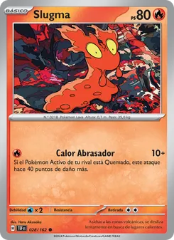 Carta Slugma de la expansión Fuerzas Temporales, número 028/162