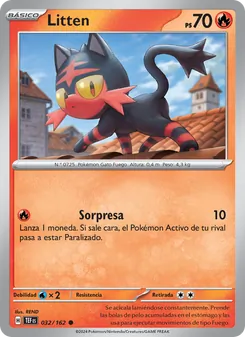 Carta Litten de la expansión Fuerzas Temporales, número 032/162