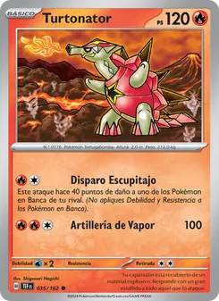 Carta Turtonator de la expansión Fuerzas Temporales, número 035/162