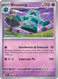 Carta Bronzong de la expansión Fuerzas Temporales, número 069/162