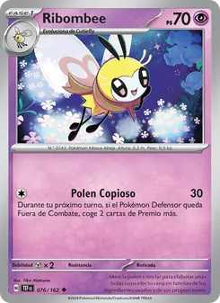 Carta Ribombee de la expansión Fuerzas Temporales, número 076/162