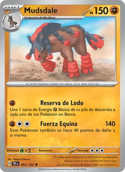 Carta Mudsdale de la expansión Fuerzas Temporales, número 092/162