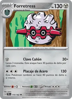 Carta Forretress de la expansión Fuerzas Temporales, número 110/162