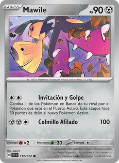 Carta Mawile de la expansión Fuerzas Temporales, número 112/162