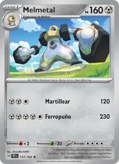 Carta Melmetal de la expansión Fuerzas Temporales, número 117/162