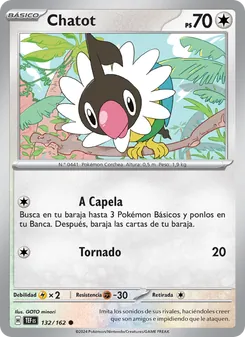 Carta Chatot de la expansión Fuerzas Temporales, número 132/162