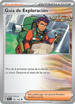 Carta Guía de Exploración de la expansión Fuerzas Temporales, número 147/162