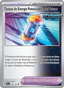 Carta Tanque de Energía Potenciadora del Futuro de la expansión Fuerzas Temporales, número 149/162