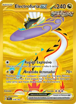 Carta Electrofuria ex de la expansión Fuerzas Temporales, número 218/162