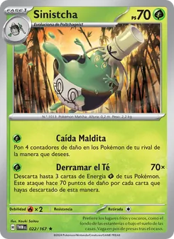 Carta Sinistcha de la expansión Mascarada Crepuscular, número 022/167