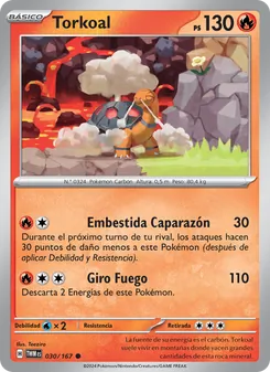 Carta Torkoal de la expansión Mascarada Crepuscular, número 030/167