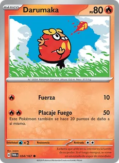 Carta Darumaka de la expansión Mascarada Crepuscular, número 034/167