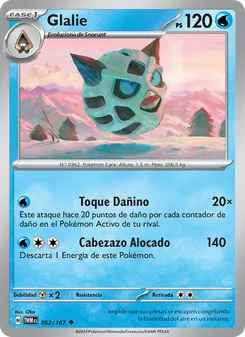 Carta Glalie de la expansión Mascarada Crepuscular, número 052/167