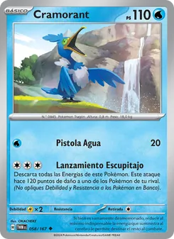 Carta Cramorant de la expansión Mascarada Crepuscular, número 058/167