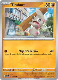 Carta Timburr de la expansión Mascarada Crepuscular, número 103/167