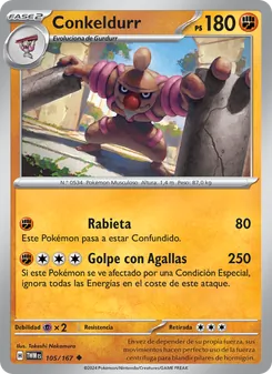 Carta Conkeldurr de la expansión Mascarada Crepuscular, número 105/167