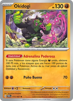 Carta Okidogi de la expansión Mascarada Crepuscular, número 111/167