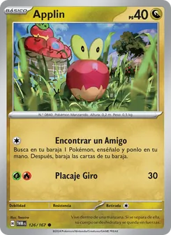 Carta Applin de la expansión Mascarada Crepuscular, número 126/167