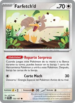 Carta Farfetch'd de la expansión Mascarada Crepuscular, número 132/167