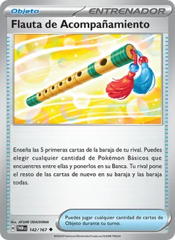Carta Flauta de Acompañamiento de la expansión Mascarada Crepuscular, número 142/167