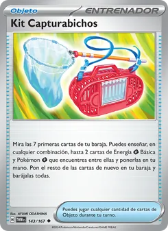Carta Kit Capturabichos de la expansión Mascarada Crepuscular, número 143/167