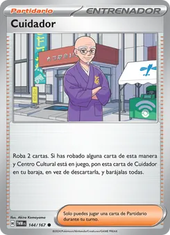Carta Cuidador de la expansión Mascarada Crepuscular, número 144/167
