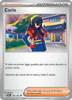 Carta Corin de la expansión Mascarada Crepuscular, número 145/167