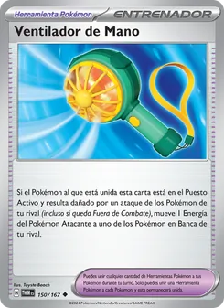 Carta Ventilador de Mano de la expansión Mascarada Crepuscular, número 150/167