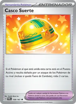 Carta Casco Suerte de la expansión Mascarada Crepuscular, número 158/167